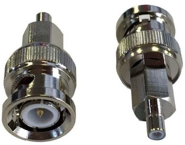 ADP-SMBM-BNCM, Straight 50 RF Adapter SMB Plug to BNC Plug