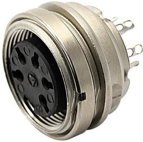 T 3478 118, Circular DIN Connectors F Receptacle 7way