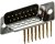 MHDD15-M-T-B-M-R, MHDD-M 15 Way Right Angle Through Hole D-sub Connector Plug, 2.77mm Pitch MHDD15-M-T-B-M-R, MHDD-M 15 Way Right Angle Through Hole D-sub Connector Plug, 2.77mm Pitch