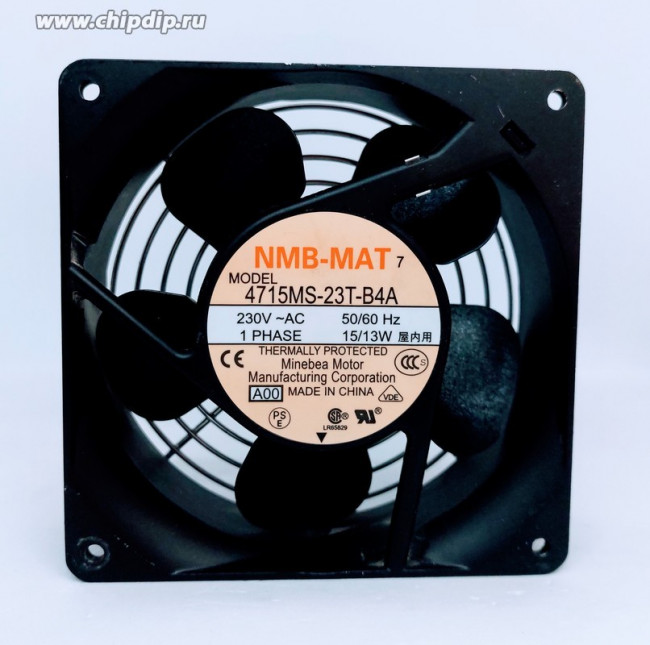 Вентилятор NMB-MAT 4715MS-23T-B4A -A00 230V 15W