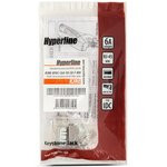 Вставка Hyperline, Keystone Jack RJ-45(8P8C), категория 6A, экранированная, 110 IDC, заделка с помощ