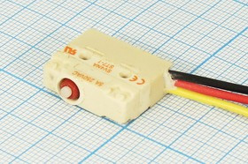 Влагозащищенный переключатель концевой(путевой) 220В/5А, ON-(ON), H17,5, IP67; №1253 ПКонц 20x 6 x10\220\ 5\ON-(ON)\\H17,5\SV4NA\