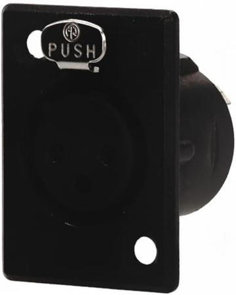 NC3FP-B-1, CONNECTOR, XLR, JACK, 3 POSITION