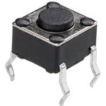 0643HIM-130G-G (TC-0102) (TS-A1PS-130) (DTS-61N), Кнопка тактовая h=4.3мм