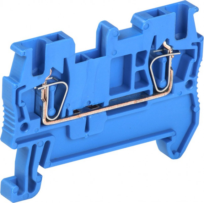Клемма пружинная КПИ 2в-1, 5 17, 5А синий IEK