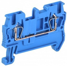 Клемма пружинная КПИ 2в-1, 5 17, 5А синий IEK