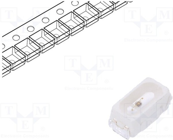 RF-YURC13TS-AE, LED; SMD; 3014,PLCC2; yellow; 180?430mcd; 3x1.32x1.4mm; 120°; 20mA