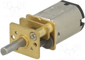 POLOLU-3061, Двигатель: DC, с редуктором, HPCB 6V, 6ВDC, 1,5А, Ось: D профиль