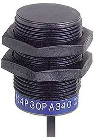 XS4P30PC410, 45mm Non Flush Mount, Inductive Sensor PNP-NO/NC Output, 15 mm Detection, IP68 XS4P30PC410, 45mm Non Flush Mount, Inductive Sensor PNP-NO/NC Output, 15 mm Detection, IP68
