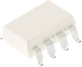 6N137SDM, Оптрон, SMD, Каналы: 1, Вых: с триггером, CTR@If: 19-50%@16mA