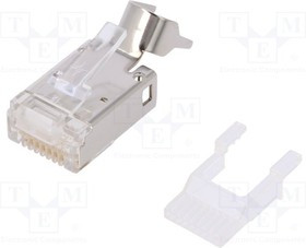 J00026A0165, Вилка, RJ45, PIN: 8, Кат: 6a, экранированный, с направляющими