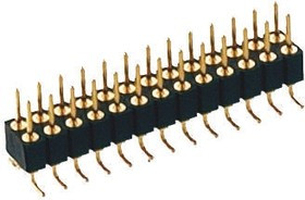 832-80-020-30-001101, Straight Surface Mount Pin Header, 20 Contact(s), 2.0mm Pitch, 2 Row(s), Unshrouded