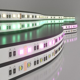 5050 24V 60Led 24W IP20 RGBW / Лента светодиодная 60Led 24W IP20 RGB 3300K теплый белый