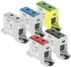 VC05-0030, Insulated Universal Connector, Screw, 1 Poles, 1kV, 320A, 25 ... 150mm², Green / Yellow