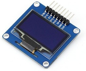 1.3inch OLED (A), OLED дисплей с разрешением 128х64px, интерфейсы SPI/I2C, изогнутый контакный разъе