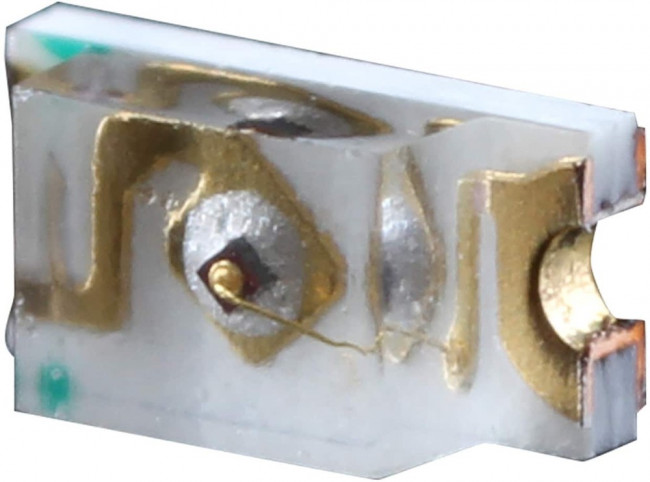 598-8010-107F, Standard LEDs - SMD Red Water Clr 80mcd 642nm