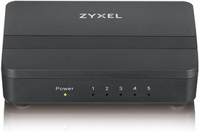Коммутатор Zyxel GS-105S v2 GS-105SV2-EU0101F 5x1Гбит/с неуправляемый