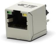 5-2337993-2, Modular Connectors / Ethernet Connectors RJ45 JACK MAG. POE 10/100 LED 1X1 VERT.
