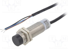 E57G-18UPN12-C2, Датчик: индуктивный; Конф.выхода: PNP / NO; 0-12мм; 10-30ВDC; М18