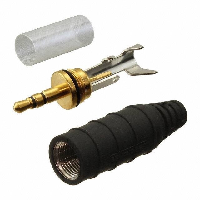 35HDSAU17, Phone Connectors 3.5MM SLD STEREO PLG .17 GOLD