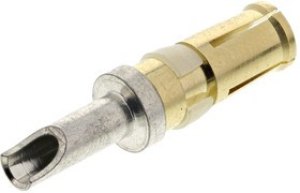 8638PSS1505LF, DW Series, Female Solder D-Sub Connector Power Contact, Gold over Nickel Power, 14 AWG 8638PSS1505LF, DW Series, Female Solder D-Sub Connector Power Contact, Gold over Nickel Power, 14 AWG