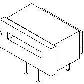 39-53-2034, FFC &amp; FPC Connectors 1.25MM 3P RA CONN ZIF THRU-HOLE