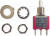 MP004689, Кнопочный переключатель, 6.35 мм, SPDT, Вкл.-(Вкл.), Plunger for Cap