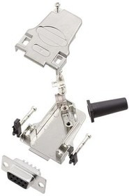 6355-0047-11, DE-9 Socket D-Sub Connector Kit, Zinc