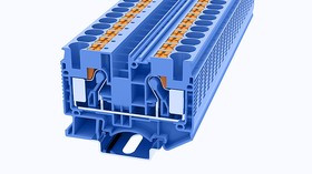 DS10-01P-12-00A(H), на DIN рейку, нажимной 0.5-16 mm², синий / DS10-01P-12-00A(H)