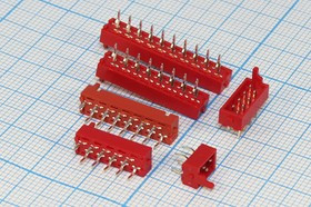 Разъем (Micro Match) MM-20MS вилка, шаг P1.27, контакты 20P, на плату, MM-20MS