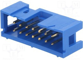 75869-302LF, Headers &amp; Wire Housings 14P DR VERT SHRD HDR .38 GOLD