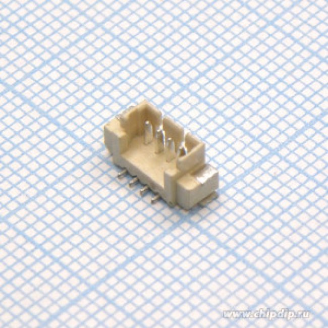 KLS1-XL1-1.25-04-VM-R, (FH04M SMT), Разъем 1,25ММ вилка на плату