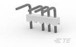 3-647161-1, Conn Unshrouded Header HDR 4Signal/1Cavity POS 2.54mm Solder RA Thru-Hole Bag/Box