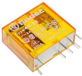 40.52.8.230.0000, Реле 2 переключ. 230VAC, 8A/250VAC DPDT