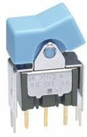 M2013TXG13, Rocker Switches ON-OFF-ON .465 BRCKT PC BODY ONLY .4VA