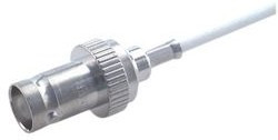 21_BNC-50-3-28/133_NE, RF Connector, BNC, Brass, Socket, Straight, 50Ohm, Crimp Terminal