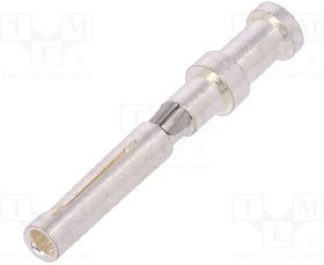 MX-93601-0043, Обжимные контакты под провод 0.75 кв.мм. Розетка. Серебро. 10А