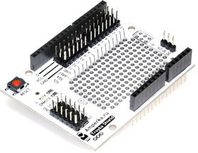 Troyka-Shield, Плата расширения с макетной областью для подключения периферийных Arduino модулей Troyka-Shield, Плата расширения с макетной областью для подключения периферийных Arduino модулей