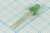 Светодиод круглый 5x7мм, зеленый, 1.5 мкд, 50 градусов, линза зеленая матовая, АЛ307ГМ; №5092 g СД 5 x 7 \зел\ 1,5\ 50\зел мат\АЛ307ГМ