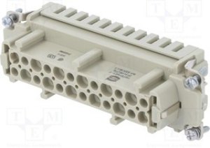 09340102716, Heavy Duty Power Connectors FEMALE INSERT 10 POLES CAGE CLAMP 09340102716, Heavy Duty Power Connectors FEMALE INSERT 10 POLES CAGE CLAMP
