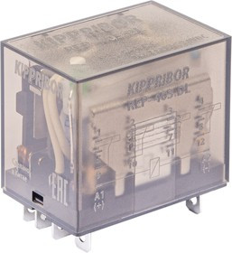 REP-403.DL, Реле 4 пер. 24VDC, 10A/ 250VAC со светодиодом