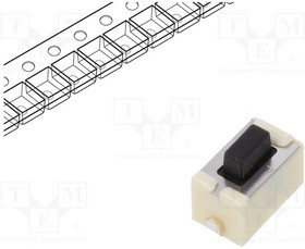 EVQPE105K, Tactile Switch EVQPE1, SPST, 1N, 6 x 3.5mm
