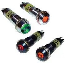 609-1122-330F, LED Panel Mount Indicators 9MM PMI R 12V BLK 609-1122-330F, LED Panel Mount Indicators 9MM PMI R 12V BLK