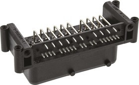 1-963221-1, Conn Shrouded Header (4 Sides) HDR 29 POS 2.5mm Solder RA Side Entry Thru-Hole Automotive Tray 1-963221-1, Conn Shrouded Header (4 Sides) HDR 29 POS 2.5mm Solder RA Side Entry Thru-Hole Automotive Tray