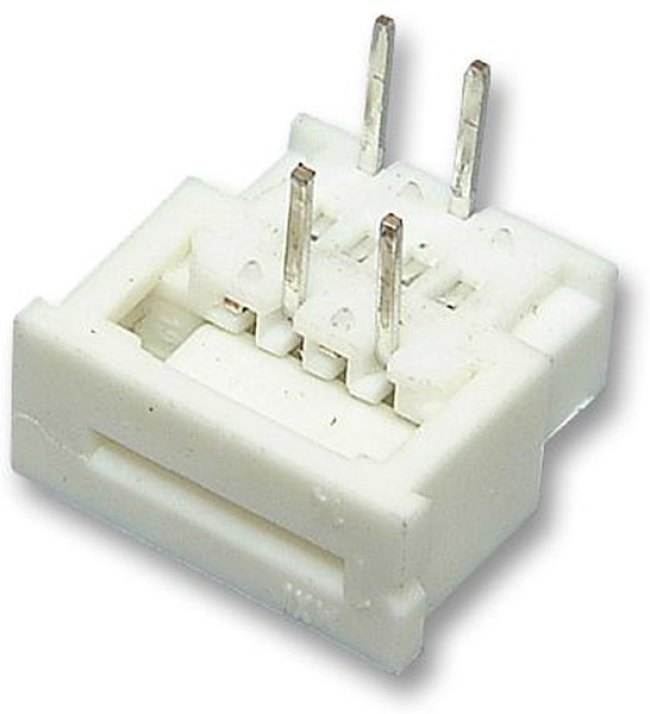 39-53-2204, FFC &amp; FPC Connectors 20CKT RA THRUHOLE TOP CONTACT