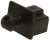 CP30291, Dust Cover, RJ45 Feedthrough Connector, Black