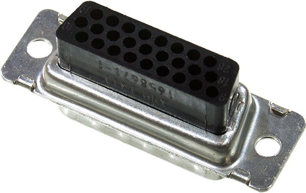 1658671-1, корпус D-SUB вилки 26 контактов, серия HDP-22