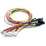 Grove - 4 pin Female Jumper to Grove 4 pin Conversion Cable (5 PCs per PAck), Набор проводов соедини