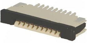 F1003WR-S-09PT, Разъем: FFC (FPC); горизонтальный; PIN: 9; SMT; 0,5А; 30мОм; 1мм; 50В