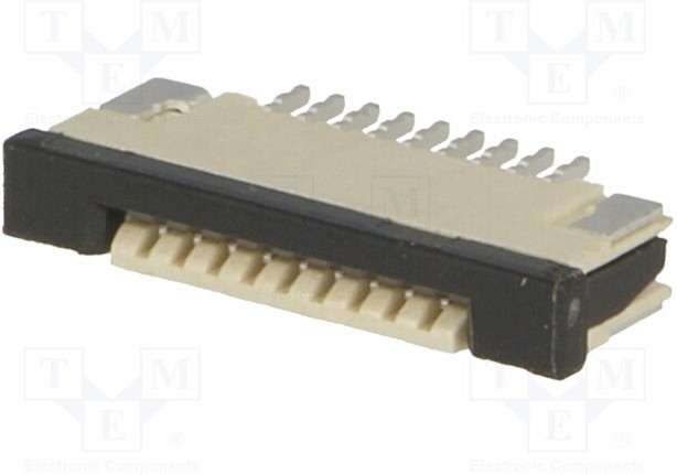 F1003WR-S-09PT, Разъем: FFC (FPC); горизонтальный; PIN: 9; SMT; 0,5А; 30мОм; 1мм; 50В